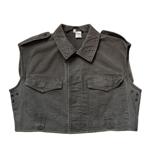 Sturm Other - German Sturm Vest Size L Army Green Altered Shortened Military Wear READ